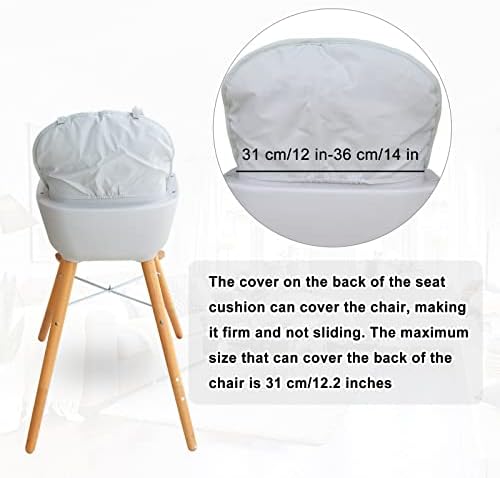כרית כיסא גבוהה של קוקפודו, כרית כיסא גבוהה, כרית מושב נושמת, עיצוב חגורת בטיחות נוחה, דפוס חמוד, רך ונוח, התינוק
