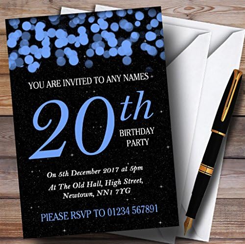 גן החיות של כרטיס בוקה בוקה וכוכבים ה -20 הזמנות למסיבת יום הולדת בהתאמה אישית