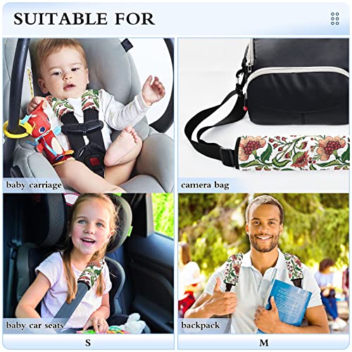 כיסויי רצועת מושב לרכב פרחים לילדים לתינוקות 2 יח 'רצועות מושב רכב כרית כרית כרית כרית מגן כיסוי