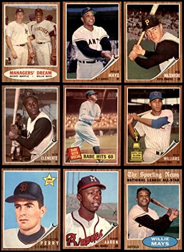 1962 Topps Baseball Set Set - Premier NM+