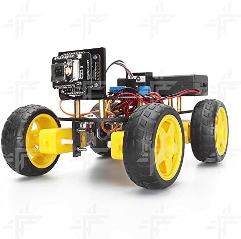 ערכת רובוט מכוניות אינטליגנטית DIY ESP32 CAM עם מצלמה