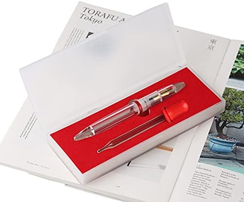 עט מזרקת טפטפת עיניים של Majohn M2, אגרות דיו בעלות קיבולת גדולה, כתיבת ציפורן משובחת מוגדרת עט למשרד/עסקים/סטודנט/חתימה