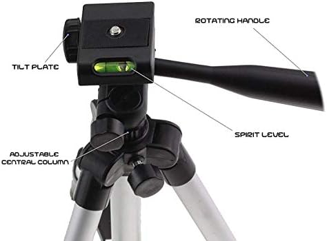 חצובה אלומיניום קל משקל של Navitech תואם למצלמת SLR דיגיטלית Pentax K-50 16MP