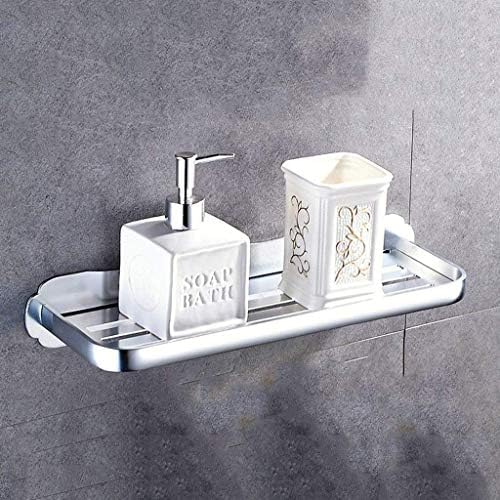 מדפי אמבטיה של ERDDCBB, מארגן אמבטיה מדף מדף מדף קיר מתלה תלוי עם אלומיניום （גודל: 50 * 2 * 12.7 סמ
