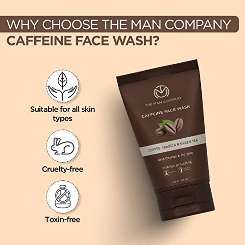 שטיפת הפנים של חברת האדם-לחות, אנטי אייג ' ינג-ניקוי פנים קפאין עם פולי קפה ותמציות תה ירוק-שטיפת