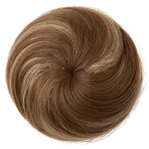 סרלה מזויף לחמניית שיער הרחבות עבור נשים בנות ליידי סינטטי תסרוקת גבוהה שרוך בלט לחמניית שיער חתיכות