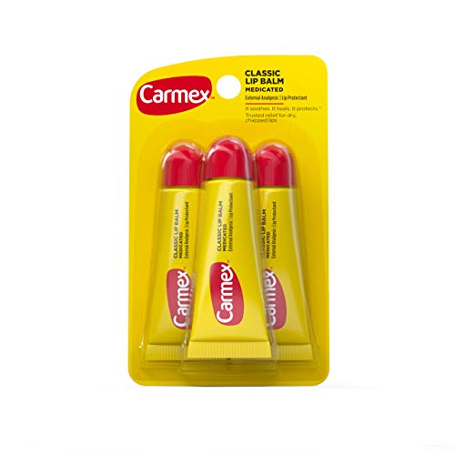 שפתון Carmex - צינור פורמולה מקורי - שפתון תרופתי קלאסי - 0.35 אונקיה