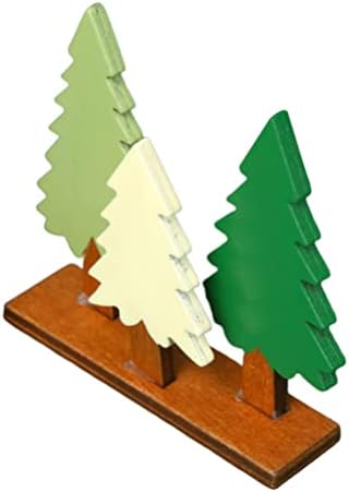 קישוט צילום צעצועים עצי חג המולד קישוט שולחן קישוט עץ עץ חג המולד עץ עץ כפרי עץ שלטי בלוק עץ קישוט