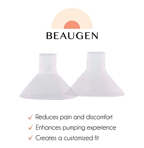 Beaugen בבירור כרית משאבת חזה נוחה - תוספות אוגן רכות, נמתחות, ברורות ונוחות לשיפור נוחות וכושר - BPA, פלסטיק
