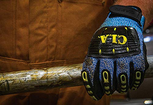 Global Glove CIA617V, Vise Gripster C.I.A. - כפפות עמידות בפני חיתוך, השפעה ושחיקה - X -Large -