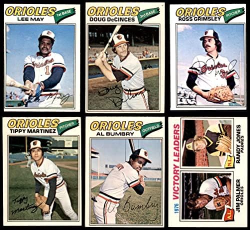 1977 O-PEE-CHEE BALTIMORE ORIOLES ליד צוות SET Baltimore Orioles VG+ Orioles