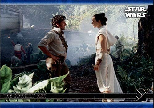 2020 Topps מלחמת הכוכבים העלייה של Skywalker Series 2 Blue 12 The Hance Man Rey Poe Card
