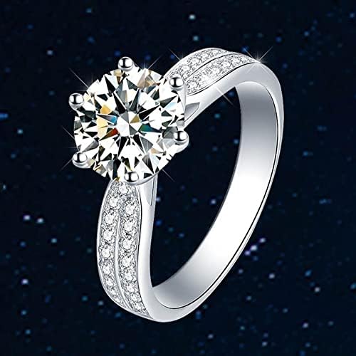 אופנה נשים של זירקוניה בלינג יהלומי רטרו טבעת אירוסין חתונה טבעת פאנק טבעות