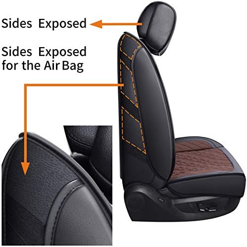 כיסויי מושב רכב של Yiertai 5 PCS תואמים ל- DODGE RAM בהתאמה אישית 2009-2023 1500 2010-2023