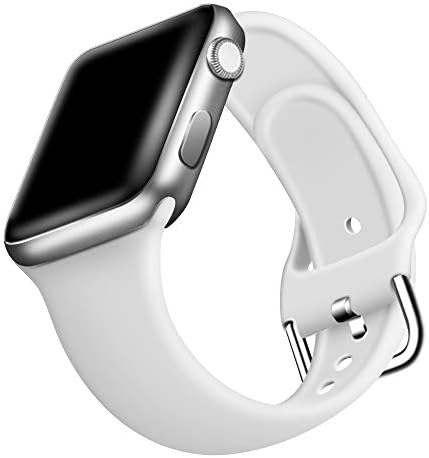 פס ספורט תואם לפס שעון Apple 38 ממ 40 ממ 41 ממ 42 ממ 44 ממ 45 ממ, רצועת סיליקון רכה תואמת לסדרת Apple Watch