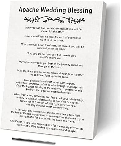 מתנות לחתונה לזוגיות הטרי ברכת חתונה אפאצ'י, תפילת נישואין פסוק פסוק ציטוטים מעוררי השראה נוצרי