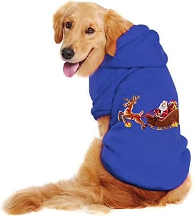 בגדי חיות מחמד של זיטיאני לכלבים גדולים צבי חג מולד סוודר כלב סוודר כלב בגדי כלב תחפושת לחיות מחמד תחפושת