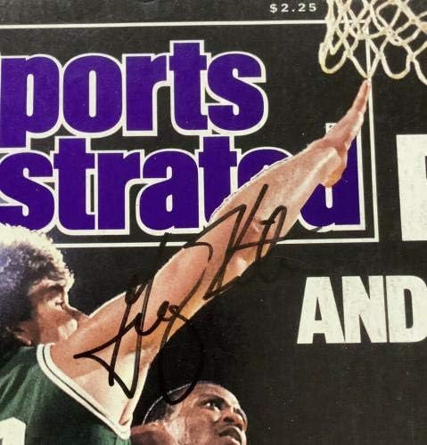 ביירון סקוט חתום על ספורטס אילוסטרייטד מאג קורט רמביס חתימה 6/15/87 +2 JSA - מגזיני NBA עם חתימה