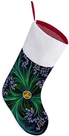 רקע פסיכדלי ומשולש גרבי חג המולד גרבי עץ חג המולד גרביים תלויים עם קישוט שרוול קצר לפלאש למסיבת חג ביתי