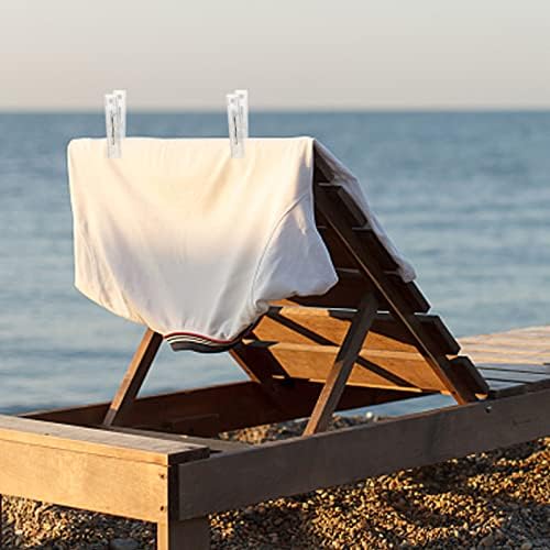 חוף מגבת קליפים 40 יחידות פלסטיק חוף כיסא קליפים עבור מגבות אטבי כביסה לתליית בגדים