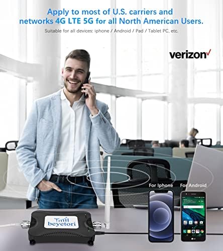 Verizon טלפון סלולרי בוסטר 5G 4G LTE Verizon Booster Sign
