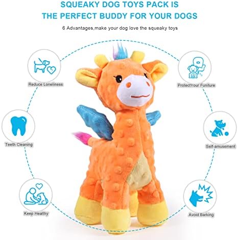 צעצועים לכלבים עם נייר קמטים צעצועים לחיזה ממולאת חמודים לכלבים קטנים ובינוניים גדולים וצעצועי כלבים
