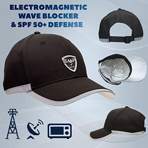 כובע הגנת קרינת EMF עם USPF 50+ מגן Wi-Fi חוסם