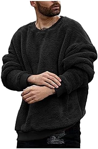 XXBR סוודר מטושטש לגברים, 2021 אופנה פלאפית צווארון סווטשירטים נעימים סוודרים מזדמנים סתיו חורף מגשר חם