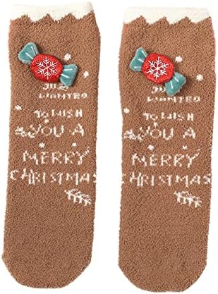 חג המולד גרבי נשים בתפזורת בית שינה קומפי רך & נמתח סתיו גרבי בציר עץ חג המולד נשים לא להראות גרביים