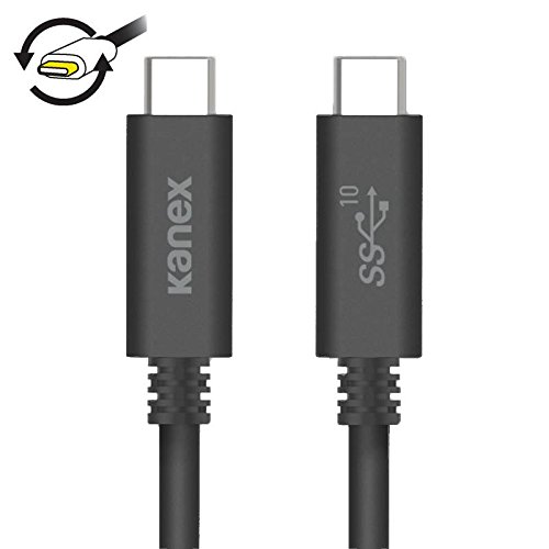 KANEX K181-1080-BK1M USB-C טעינה וסנכרון כבל 3.3 ', USB אם מוסמך