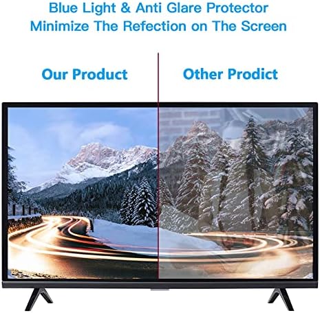 מגן מסך טלוויזיה בגודל 32-75 אינץ 'מגן על חיות מחמד חלבית אנטי סנוור אנטי אור מסך מסך אור כחול הגן על עיניך לקבל