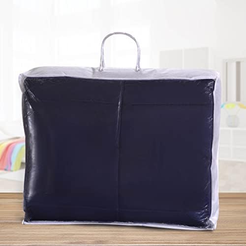 שמיכה אלטרנטיבית קלאסית קלאסית מעולה עם בניית קופסאות בבל, מילוי חם - שמיכה תאומה, כחול נייבי