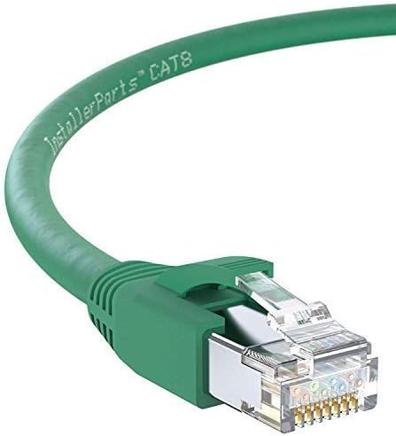 Installerparts כבל Ethernet Cat8 כבל 3 רגל - כחול - סדרה מקצועית - 40Gigabit/SEC רשת/כבל אינטרנט במהירות גבוהה