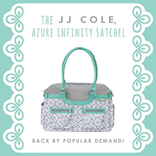 תיק חיתול של JJ Cole Satchel, Azure Infinity