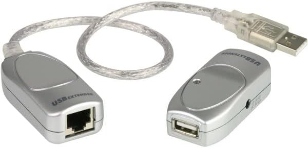 USB CAT 5/ CAT 5E/ CAT 6 Extender Aten UCE60, תומך ב- Windows, Mac, USB 2.0 תואם מהירות מלאה, פתרון העלות