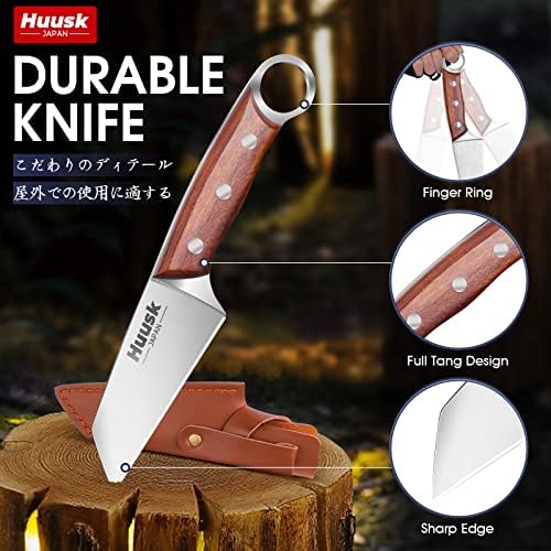 משודרג ויקינג סכיני יד מזויף קצבי סכין צרור עם קטן בשר סכין