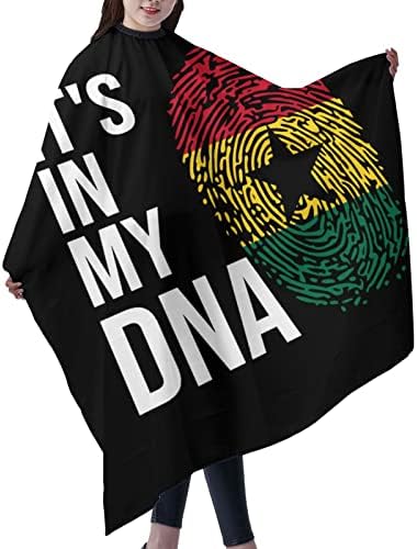 זה ב- DNA שלי גאנה דגל תספורת סינר שיער חיתוך סלון כף 55 x 66 אינץ
