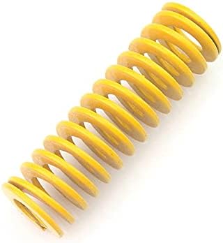 קפיצי דחיסה מתאימים לרוב התיקונים I 1 pcs דחיסת עובש קפיץ קפיץ צהוב צהוב העומס חותמת קפיץ קוטר חיצוני 20 ממ