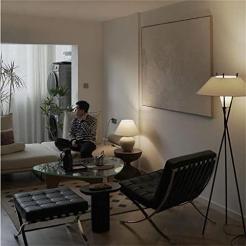 HMGGDD סלון רצפת מנורת יפנית מיטת חדר שינה פשוטה אנכית תאורה בסגנון סיני