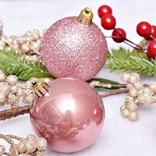 כדור חג המולד של רויו כדור חג המולד קישוטים לקישוט כדורי קישוט מכוונים צבעוניים לקישוטים בוהקים מבריקים
