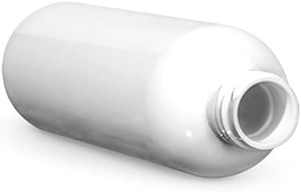 16 אונקיה של בקבוקים עגולים קוסמו, פלסטיק לחיות מחמד ריק ללא מילוי BPA, עם כובעי טוויסט שחורים