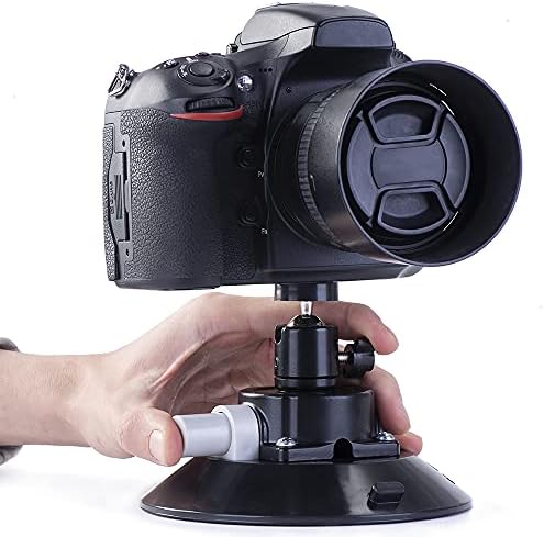 IMT 6 מצלמת כוס יניקה עם ראש הכדור 360, הרכבה על יניקת ואקום של משאבת אוויר למצלמת פעולה/DSLR/מצלמות