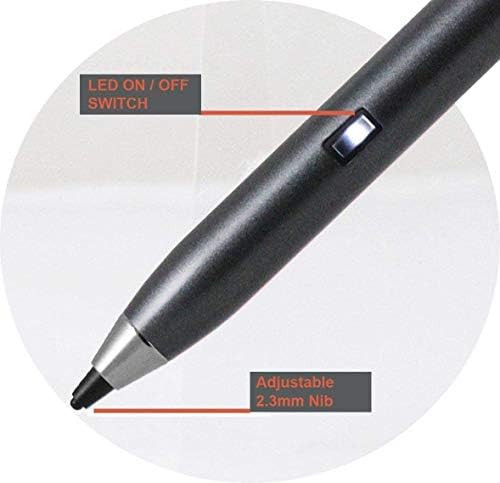 Broonel Silver Point Point Digital Active Stylus Pen - תואם ל- Huawei Matepad T10 LTE 9.7 טאבלט