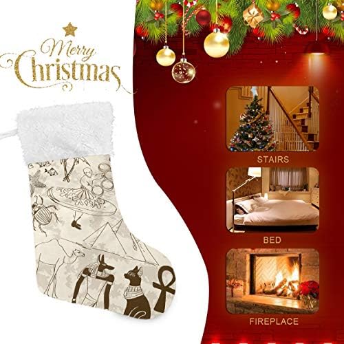 רישום פימילאגו מצרים גרבי חג המולד 1 חבילה 17.7 , גרביים תלויים לקישוט חג המולד