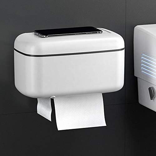 מחזיק נייר טואלט קיר רכוב על קיר אמבטיה קופסה אטומה למים נטול אגרוף נייר קופסת אחסון קופסת אגרוף