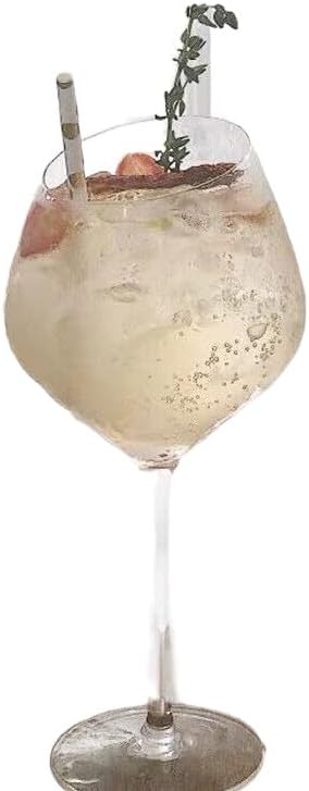 מסעדה מלוכסנת אדום יין זכוכית יצירתי גביע סודה מים בועת מים זכוכית גבוהה-ערך קוקטייל זכוכית