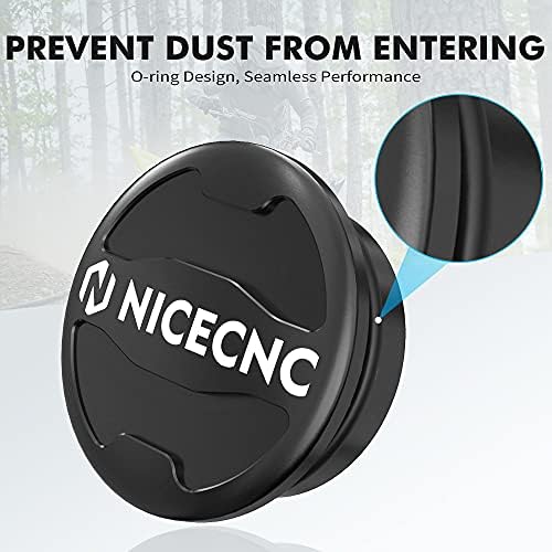 NiceCNC דחיפה שחורה על כיסוי כיסוי סווינג סווינג ציר ציר מסגרת מסגרת אגוז תואם עם ימאהה ראפטור 700