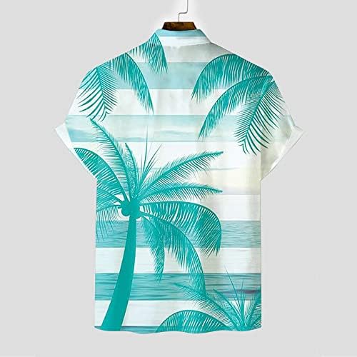 חולצות גברים קיץ גברים קיץ אופנה חולצה עליונה חוף פנאי חוף חולצה מודפסת חולצה אלגנטית חולצה ארוכה