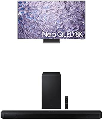 סמסונג 65 אינץ 'כיתה ניאו QLED 8K מיני LED QUANTUM HDR טלוויזיה חכמה עם עיצוב אולטרה דק, דולבי