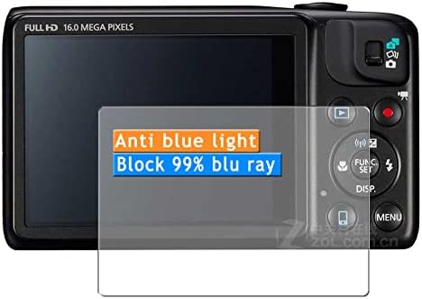 Vaxson 3-Pack Anti Anti Blue Light מגן, תואם ל- Canon PowerShot SX600 HS TPU Stukes Stukes